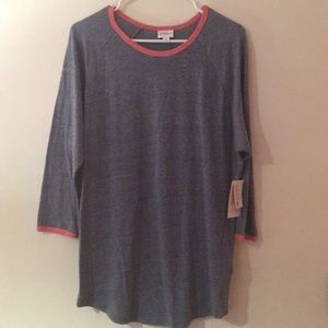 LuLaRoe Randy Baseball T, XL